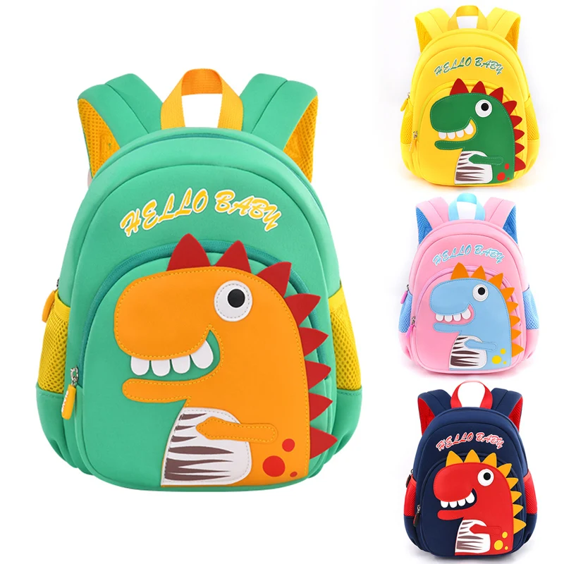 

3D Cartoon Dinosaur Children School Backpacks Toddler Kindergarten Kids School Bags for Boys Girl Schoolbag Waterproof Back Pack