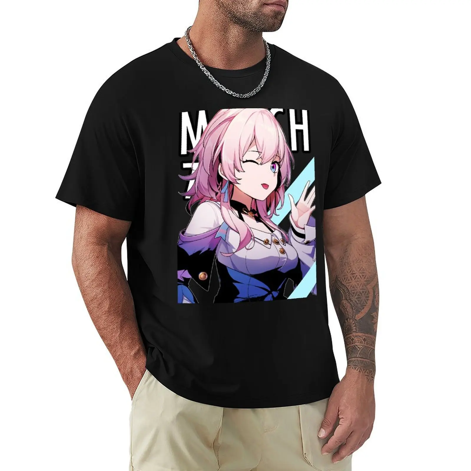 

March7th honkai star rail Shirt Fan March 7th Star Rail T-Shirt Blouse animal prinfor boys cute clothes shirts graphic tee men