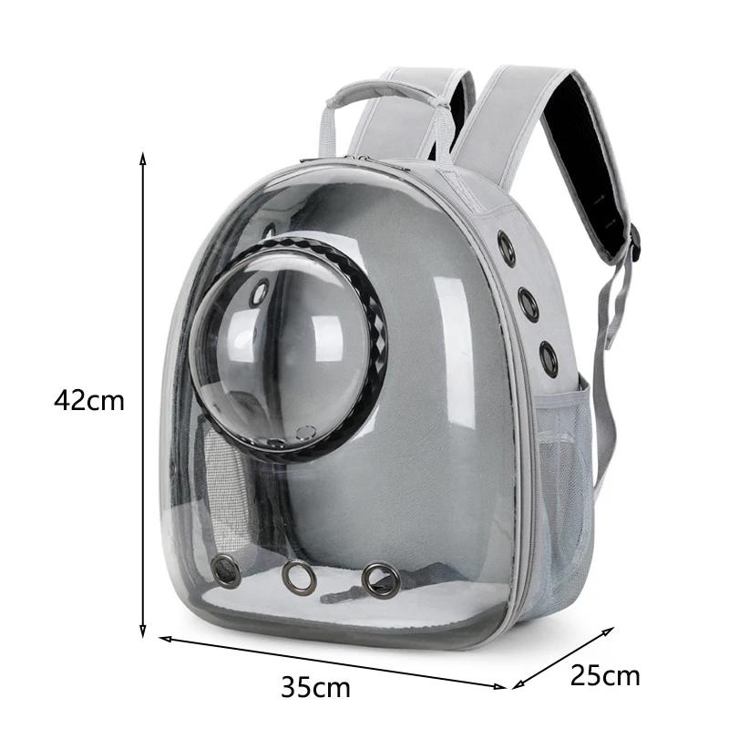 New Pet Cat Carrying Bag Breathable Portable Pet Outdoor Travel Backpack Transparent Bag Carrier Pet Transport Space Capsule Bag