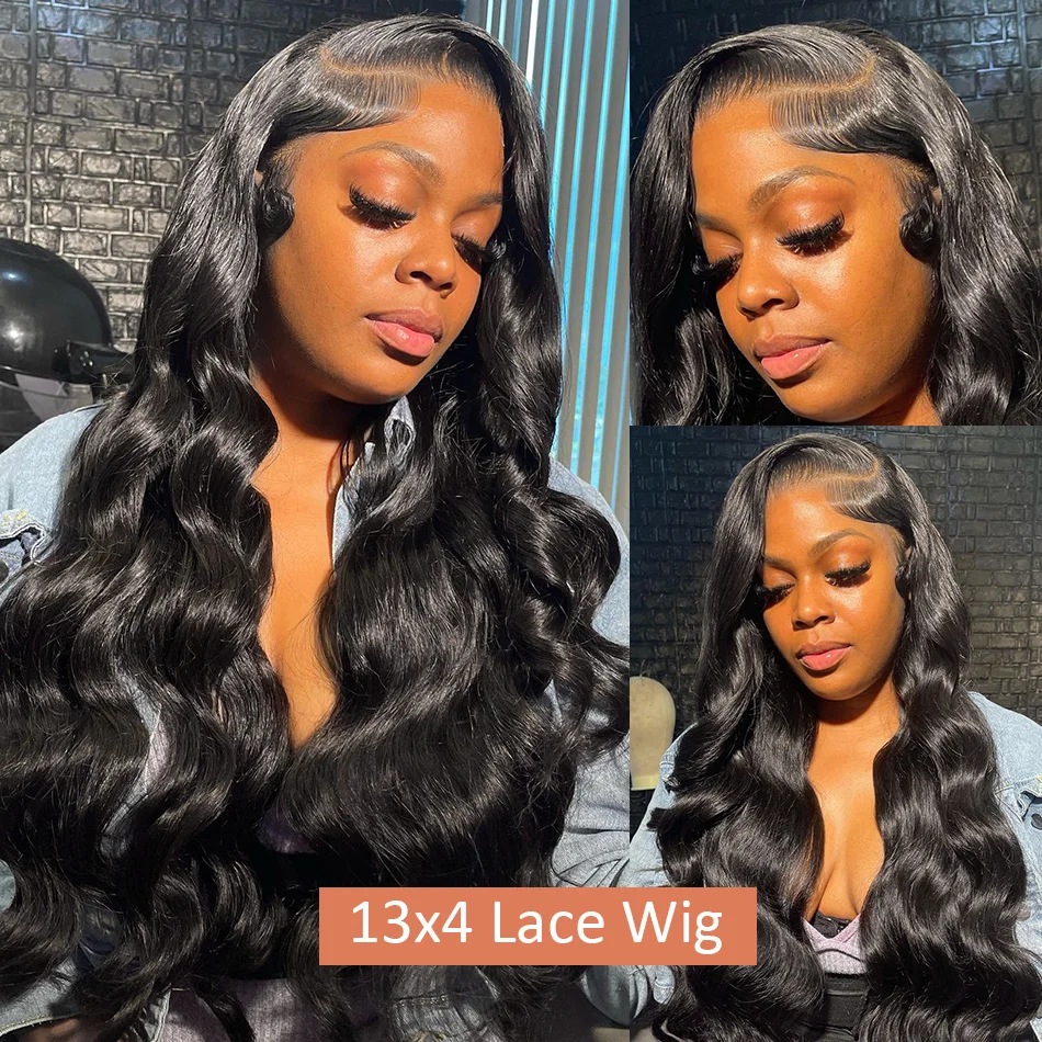 40 Inch Body Wave 13x6 Hd Lace Frontal Wig Human Hair 360 Brazilian Pre Plucked Lace For Women 13x4 Lace Front Wigs 250 Density