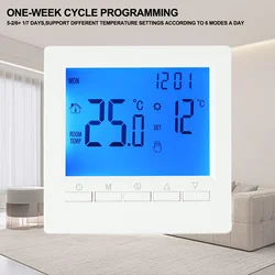 86*86*28mm WiFi  Thermostat ABS Group-Control Familiy Share Battery APP Remote Precise Temperature Control Home Accessory