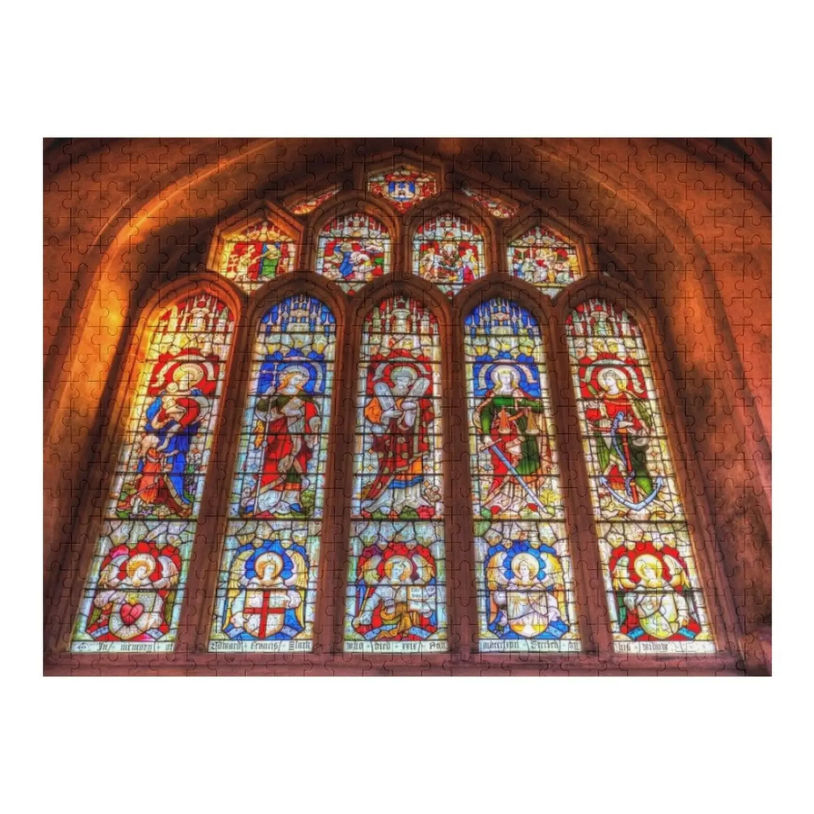 

Bath Abbey Stained Glass Jigsaw Puzzle Customized Toys For Kids Christmas Toys For Children Custom Child Puzzle