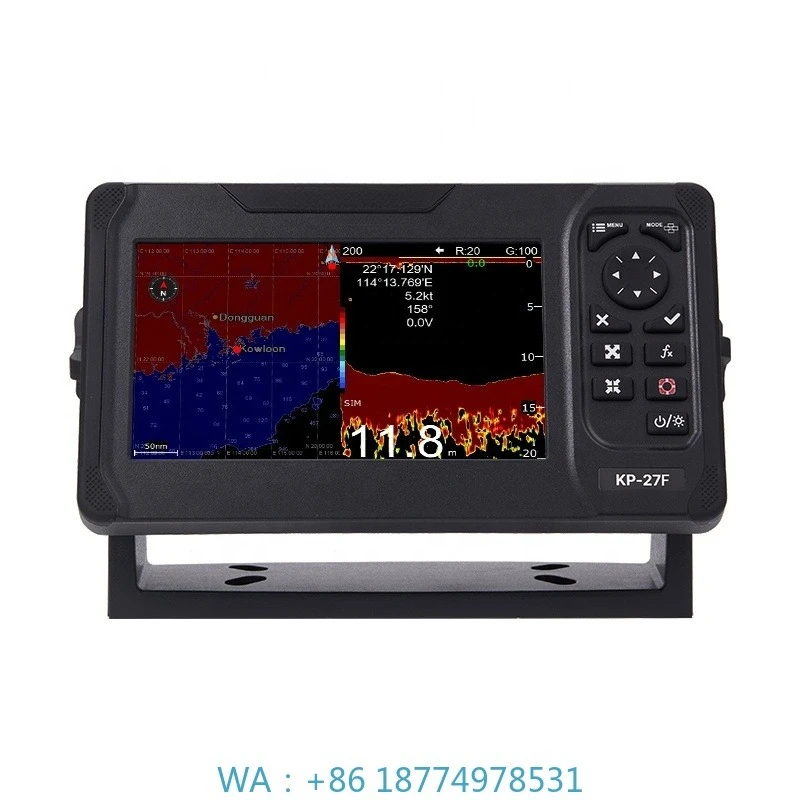 

Рыба с навигатором Fish Echo SounderKP-27F НОВЫЙ 7-дюймовый GPS-картплоттер