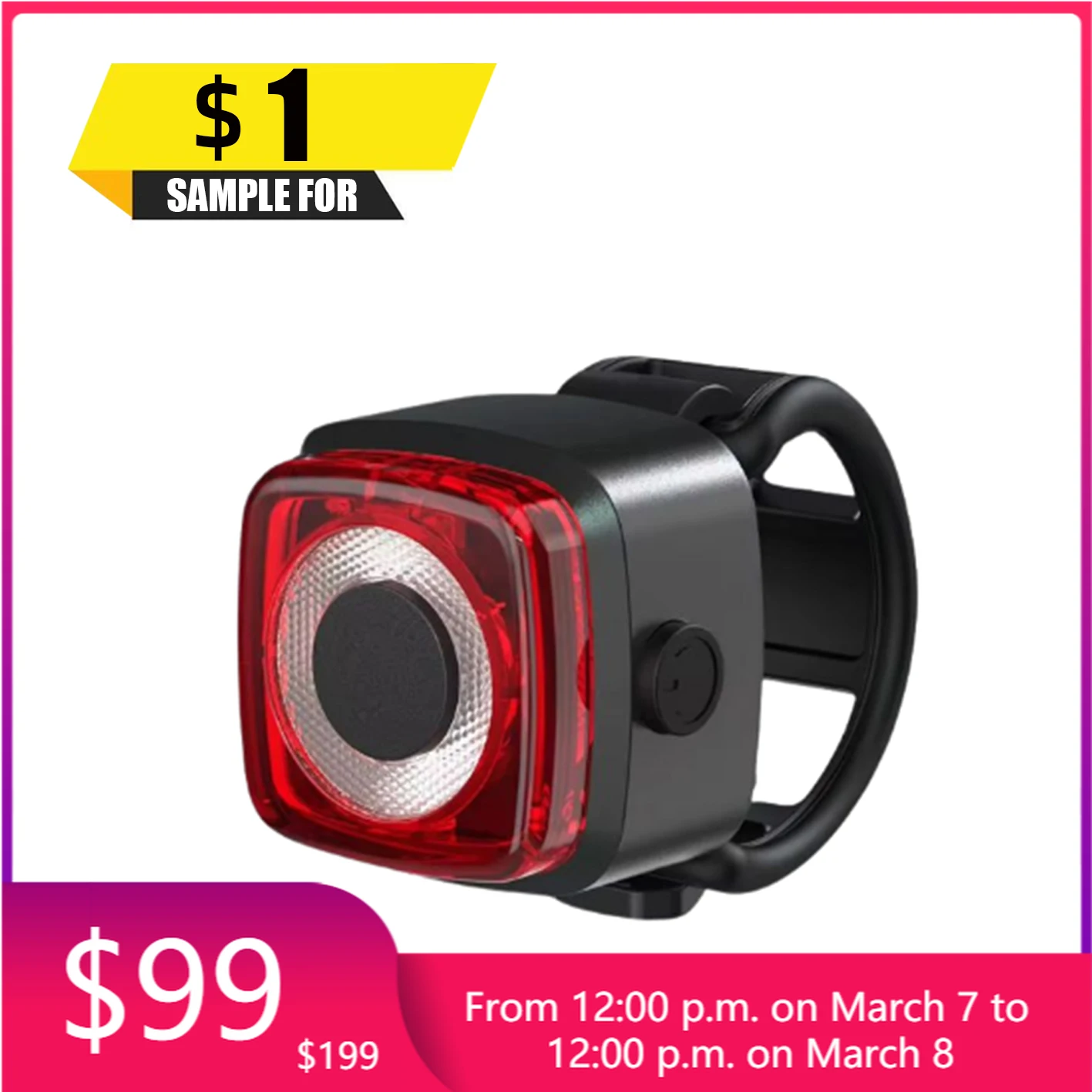 

Лидер продаж, светодиодные задние фонари для велосипеда, сертифицированные STVZO, IPX5, водонепроницаемые, с антибликовым покрытием, для ночной езды, аккумуляторные велосипедные фонари для