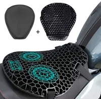 Cojín de asiento de motocicleta Cruiser, Protector de asiento de viaje deportivo, amortiguador reductor de presión, funda de cojín de aire para motocicleta