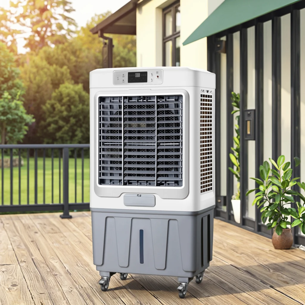 

China Manufacturer Eco-Friendly Evaporative Cooling With Humidity Control Enhanced Air Circulation Cooler Evaporated Air Cooler