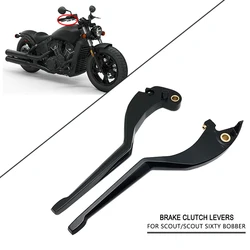 Motorcycle Brake Clutch Levers Handlebar Hand Grips Black Silver For Indian Scout/Scout Sixty Bobber 2017-2023 2020 2021 2022