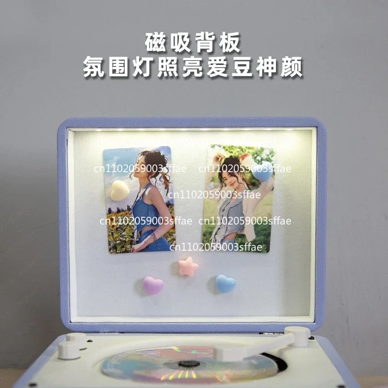 

Новый ретро-проигрыватель компакт-дисков, музыкальный альбом, динамик Bluetooth, проигрыватель пластинок, универсальный плеер