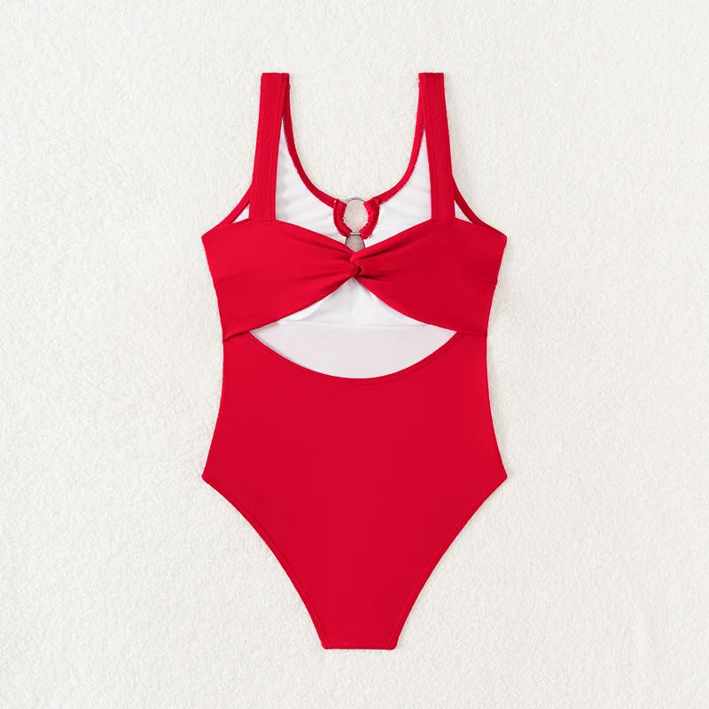 8-14Years Teen Girls Swimsuit One-Piece Retro  Girls Swimwear Kid Girls Swimming Outfit Beach Wear