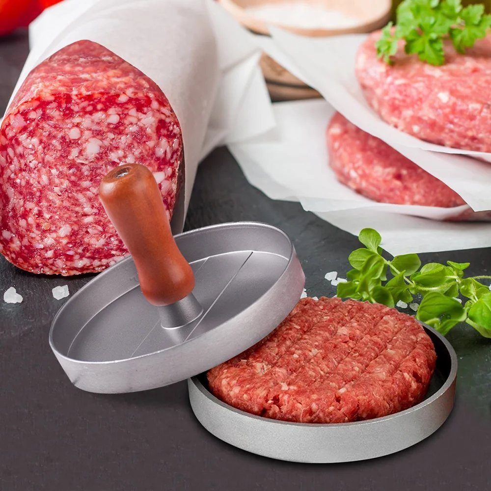 Prensa para hacer hamburguesas, molde para cortar carne picada, croquetas, herramienta de cocina, accesorios para comedor, 12CM