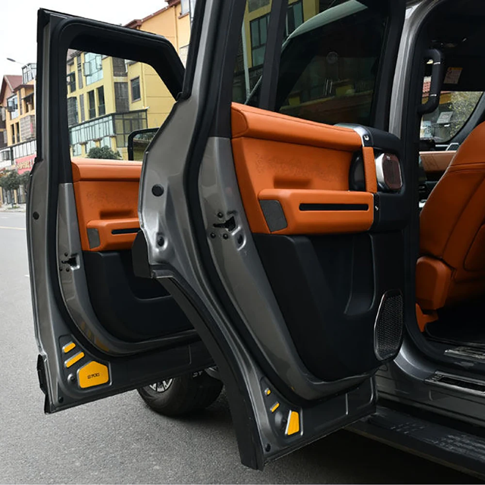 

Для Jetour G700 2025 2026: Светоотражающая наклейка на заднюю дверь, защитная полоса от столкновений, предупреждающая наклейка для декора кузова, аксессуары