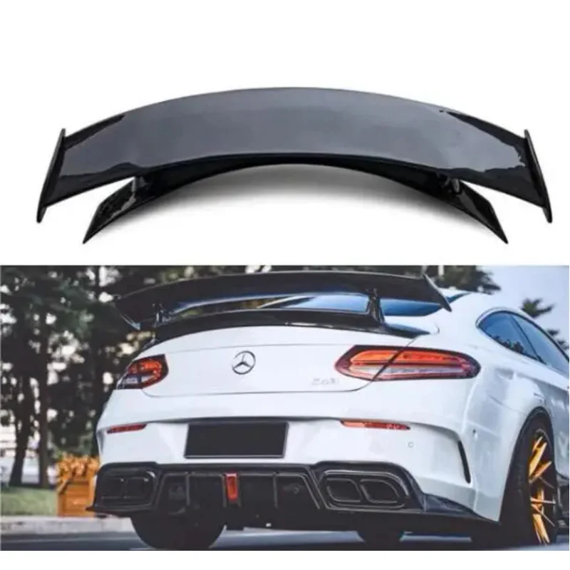 

Real Carbon Fiber Car Rear Wing Trunk Lip Spoiler For Mercedes-Benz W205 C200 C63 C43 C63S Coupe AMG 2Door 2015-2020