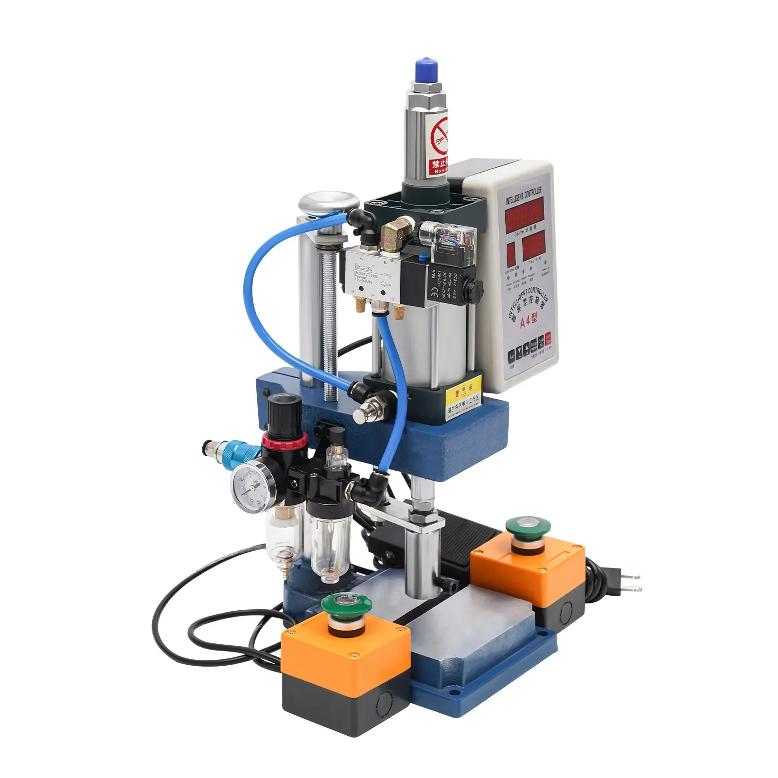 200 كجم/440 رطل 110 فولت معدات ضغط الهوائية قابلة للتعديل مع وحدة تحكم رقمية