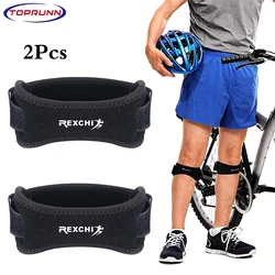 TopRunn 2 pezzi ginocchiera cinturino per rotula per alleviare il dolore e stabilizzatore per rotula, corsa, escursionismo, calcio, squat, ciclismo e altri sport