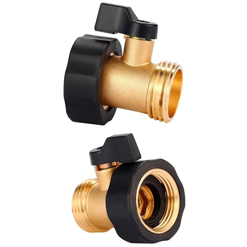 Water Pipe Fitting Garden Hose Valve Brass Construction European Standard Quick On Off Control For Garden Hose Systems