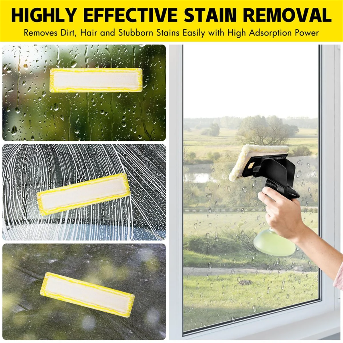 

8-компонентная швабра из микрофибры для мытья окон Karcher WV2 WV5 WV6 Plus