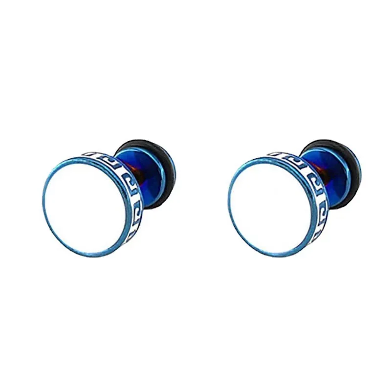 1Pair Vintage Flat Back Stud Earrings for Men Women, Unisex 316L Stainless Steel Screw Back Cartilage Tragus Piercing Jewelry image 2
