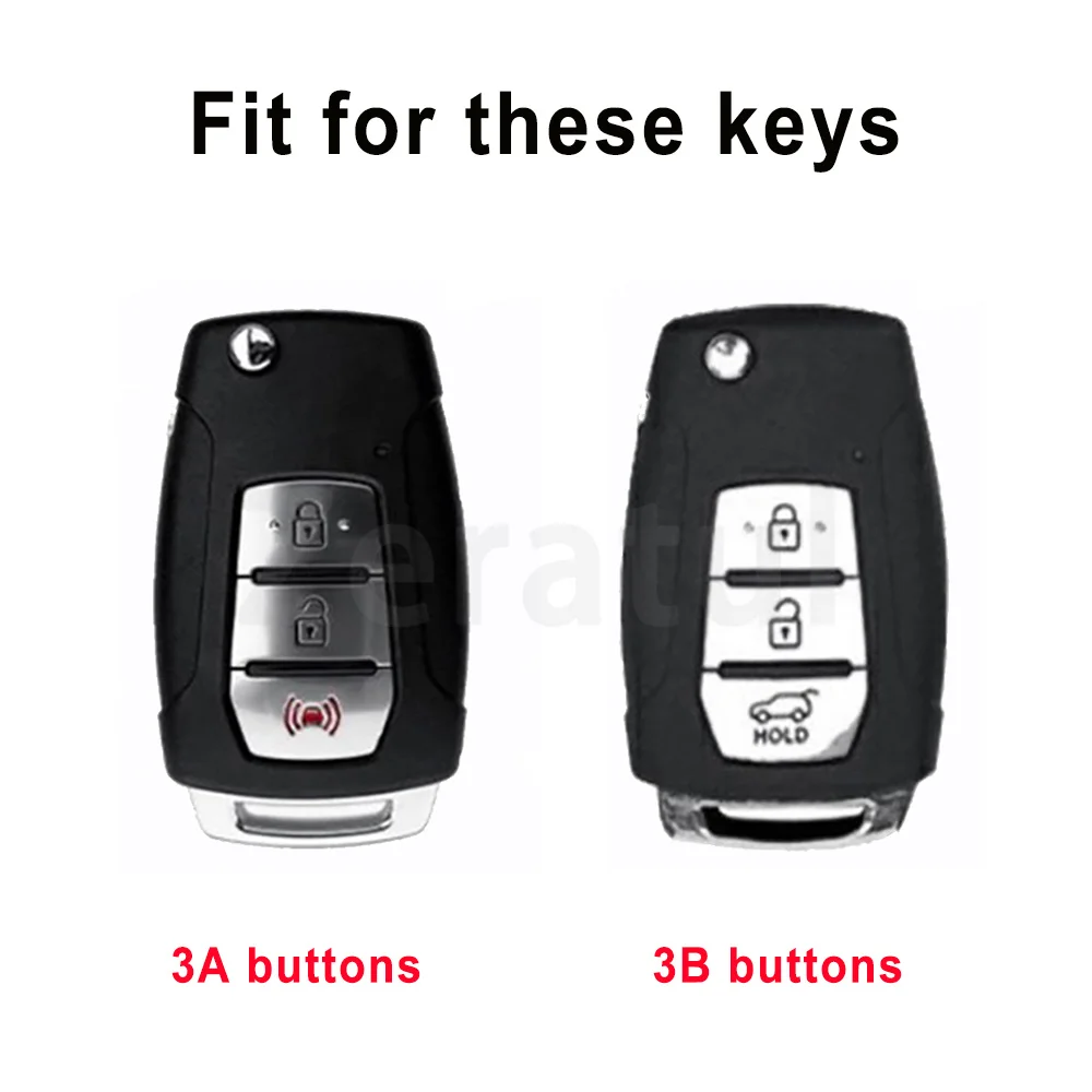 Auto Shell Fob For Korean Ssang Yong Key Case for SsangYong Kyron 2 Sanka Actyon Korando Tivoli Musso TPU Remote Key Case Cover