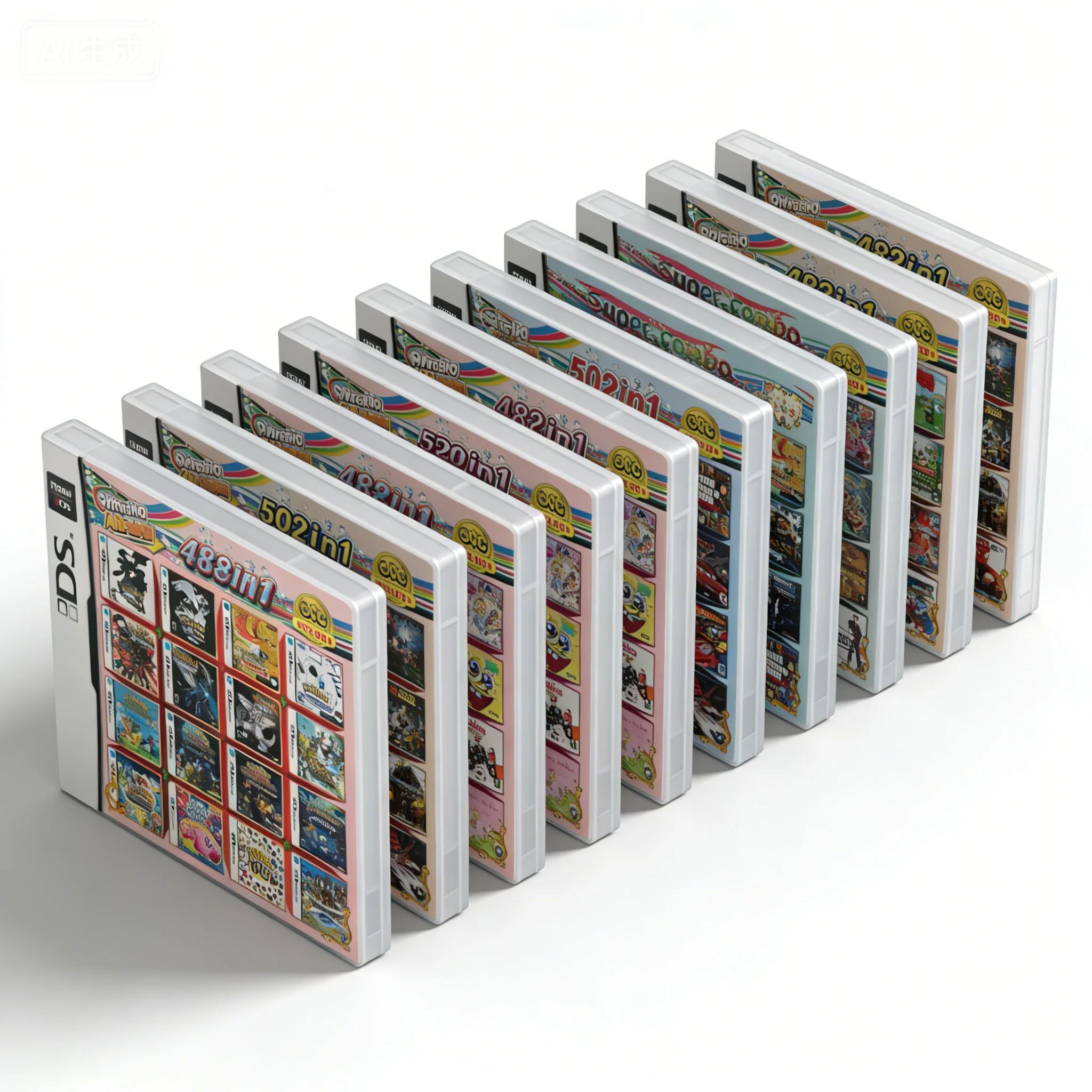 -4300in1 23in1  DS NDS 3DS NDSL Game Cartridge Card Video Game Handheld Player Game Card (R4 card) 208in1/502in1...