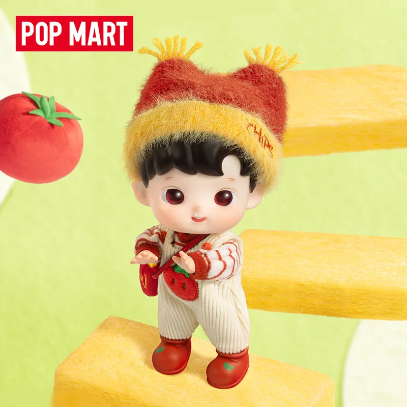 

New POPMART Cute HACI Little Foodie 1/12 Scale Articulated Figure Blind Box Collectible Christmas Toy Gift Desktop Decoration