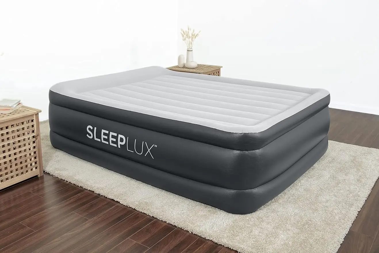 

Durable Inflatable Air Mattress with Built-in Pump, Pillow and USB Charger