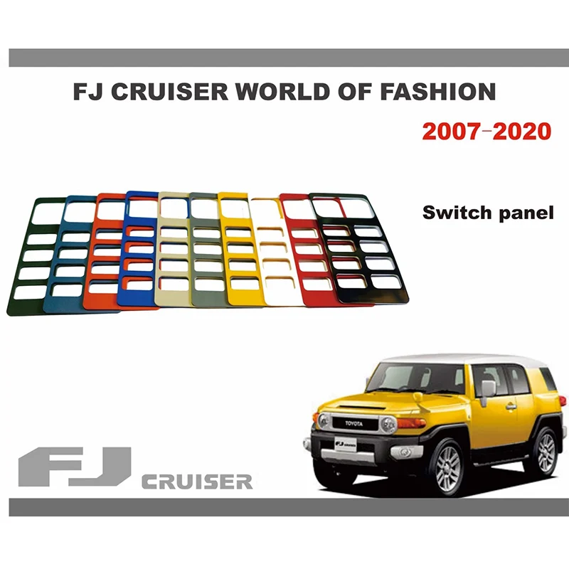 Interior Moldings Accessories For Toyota FJ Cruiser Switch Panel Patch Decoration