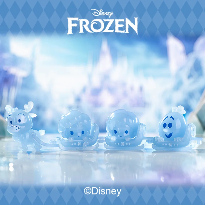 Gefrorene Elsa Anna Olaf Anime Peripheriegeräte Kawaii süße Q Edition Überraschung Blind Box Spielzeug Tischdekoration Ornamente Urlaubsgeschenke