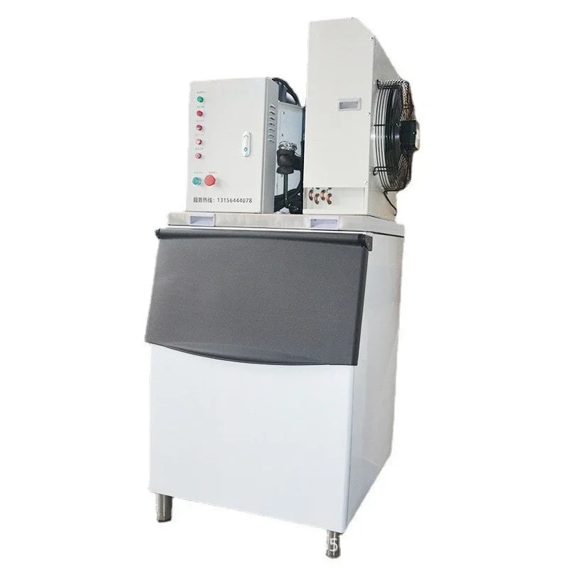 Flake ice machine Commercial ice machine 300kg Seafood supermarket Automatic large split flake ice machine equipment
