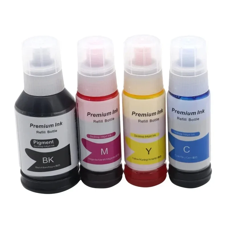 4Color 003 Ink Refill dye Ink Compatible For Epson L3156 L3210 L3216 L3250 L3256 L3260 L5190 L5196 L5290 L3150 L1110 Printer Ink