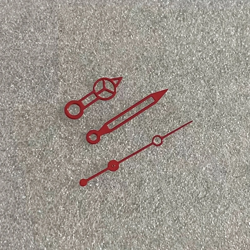 Nuovi accessori per orologi con tre lancette scavate colorate, senza luce notturna, adatti ai movimenti NH35/36/4R/7S