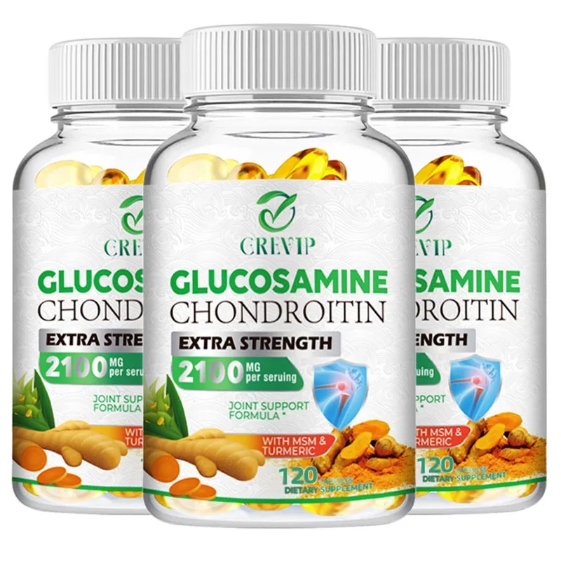 Glucosamine Chondroitin MSM Complex - Joint Health Dietary Supplements To Provide Nutritional Support for Hair, Skin, and Nails