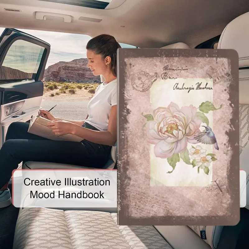 European Style Notebooks European Style Scrapbook Notepads Multipurpose Notepads Portable Journal Notebook For Drawing Writing