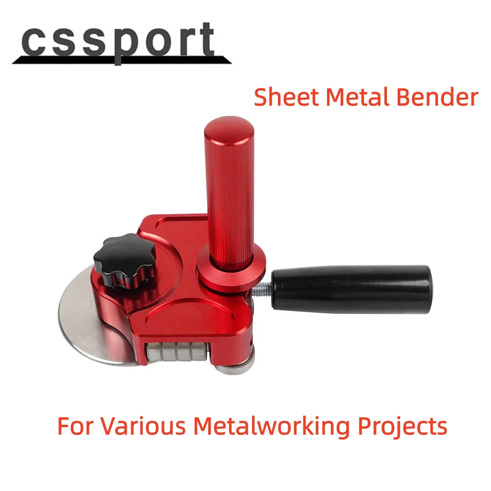 Manual Operation Sheet Metal Bender One Station Disc 90°-180° Bending Angle Sheet Metal Roller For Various Metalworking Projects