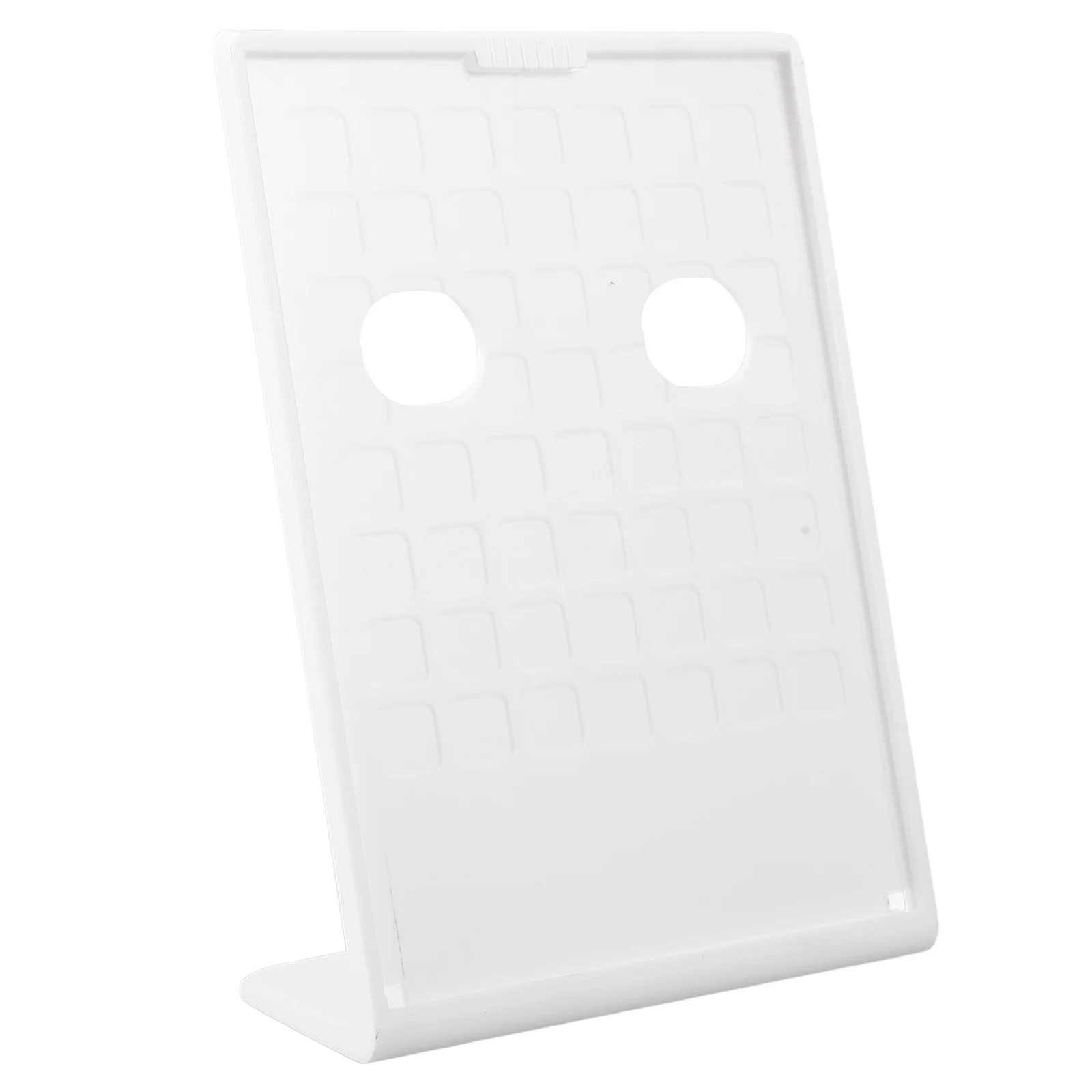 Menu A4 Display Board Shelves Slanted Rack for Price Tags Abs Showing Stand L-shaped Holder