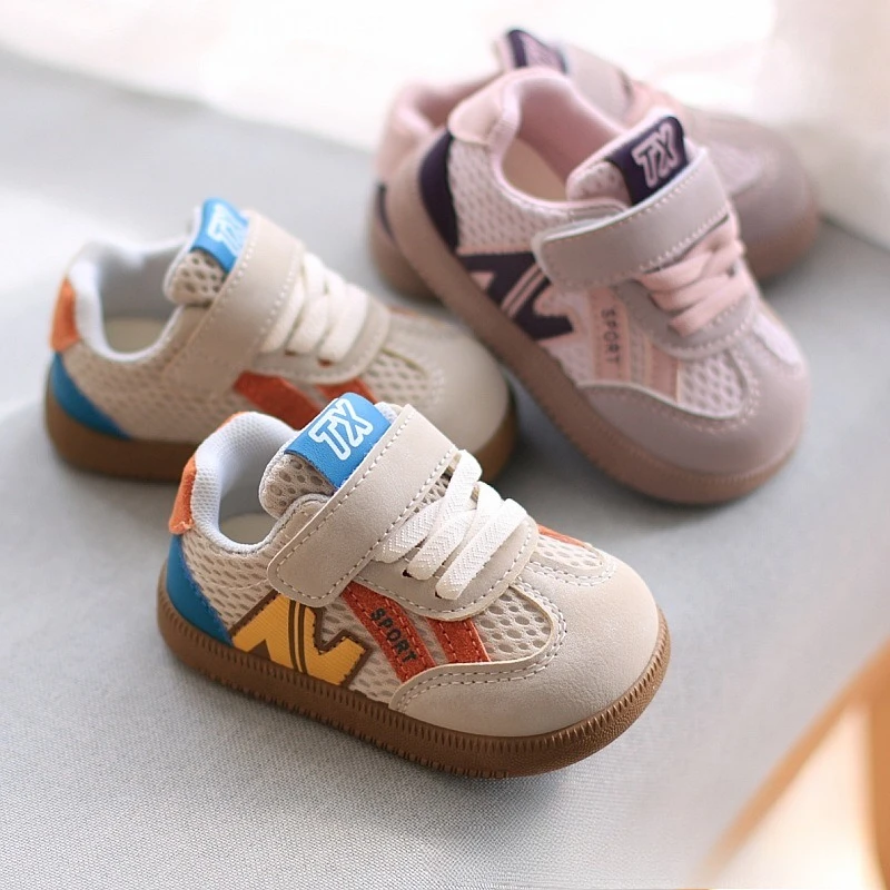 

2026 Girls Spring Autumn New Style Soft Bottom Shoes for Toddlers Learning To Walk Shoes Children's Footwear Kids Shoes