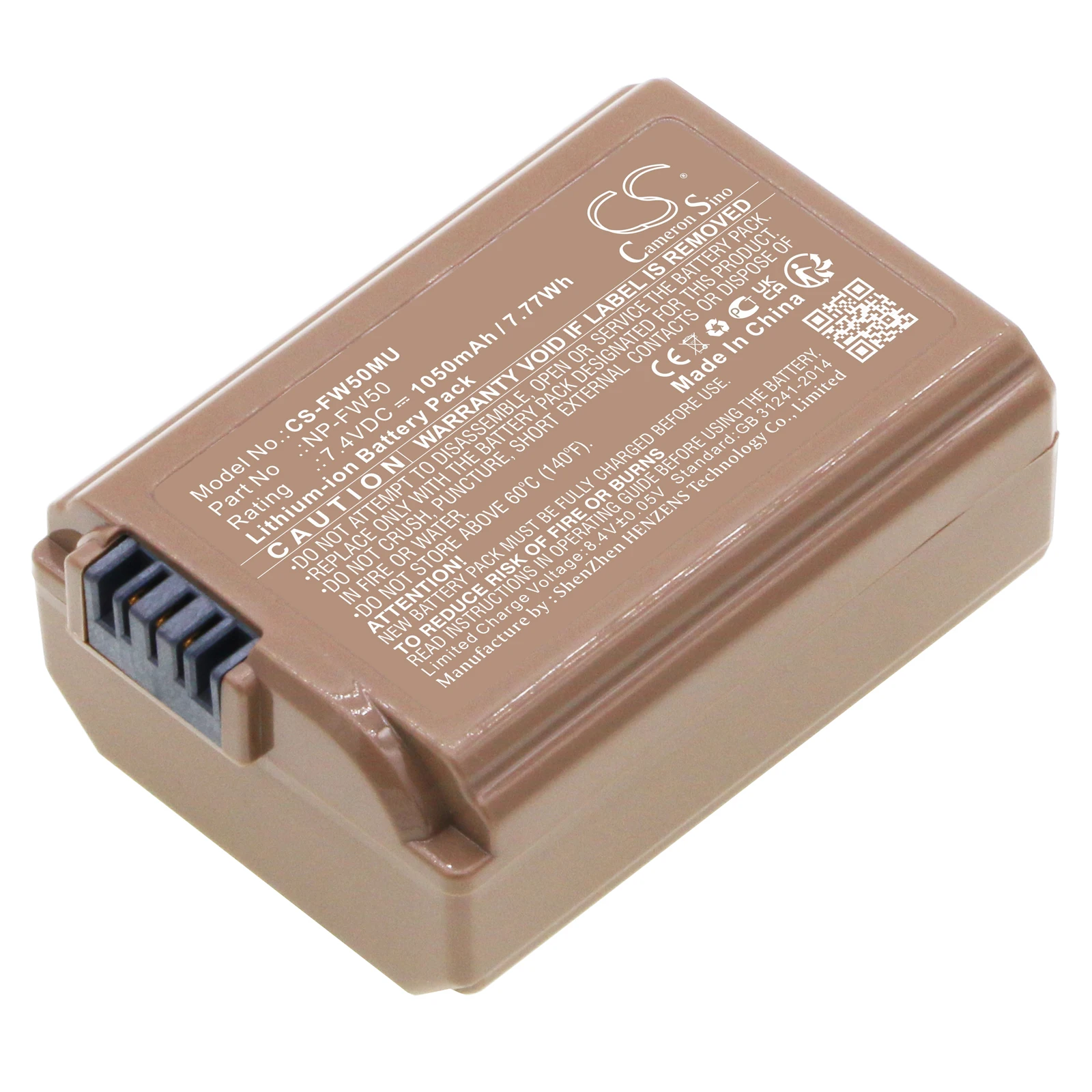 

Li-ion Camera Battery for Sony, 7.4V, 1050mAh, Compatible Models: Alpha 33, Alpha 5000, ILCE-6000, NEX-3C,SLT-A37Y, SLT-A55VB