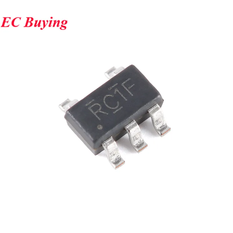 50Pcs/10pcs LMV321 RC1F SOT-23-5L 1MHz 60μA Rail-to-Rail I/O CMOS Operational Amplifier Chip IC