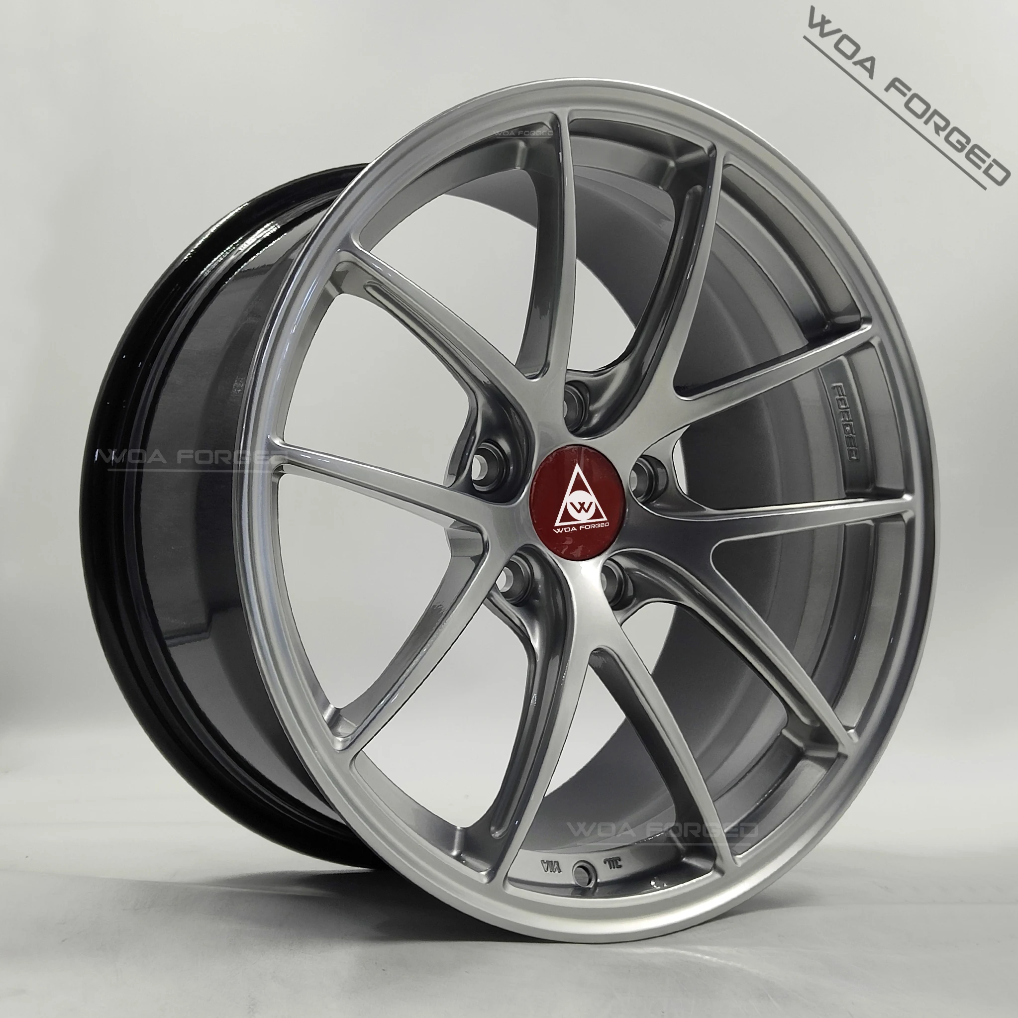 

Customized 6061T6 Lightweight Single-Piece RI-A Ria Rid Forged Wheel Hub for BMW Unique Spokes Design 40mm 25mm 30mm 98mm 100m