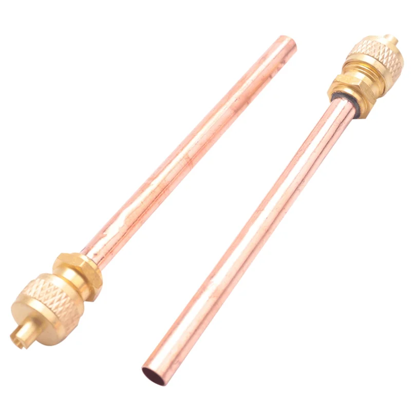 A94E-20 صمام 1/4 بوصة SAE X 1/4 بوصة OD X 4 بوصة تبريد التيار المتردد الأساسي