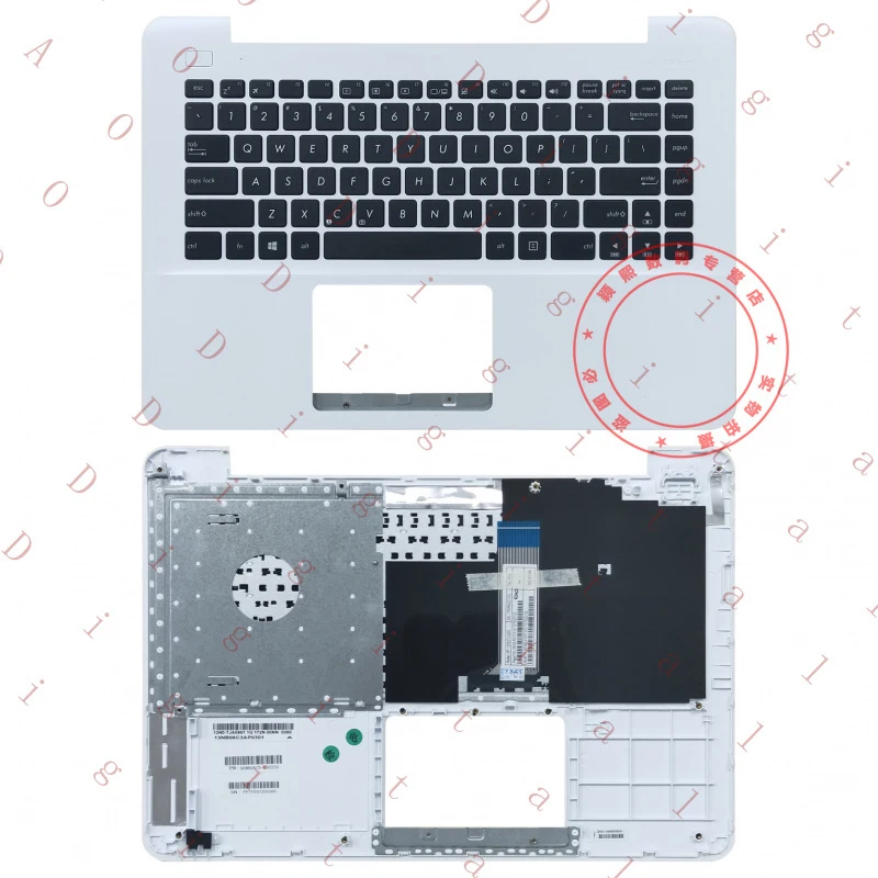 

A is suitable for ASUS W409L R455 X454L F455 F454 R419 vm410l X455L K455L R454 W419L Y483L/C F455L R455 keyboard with C shell