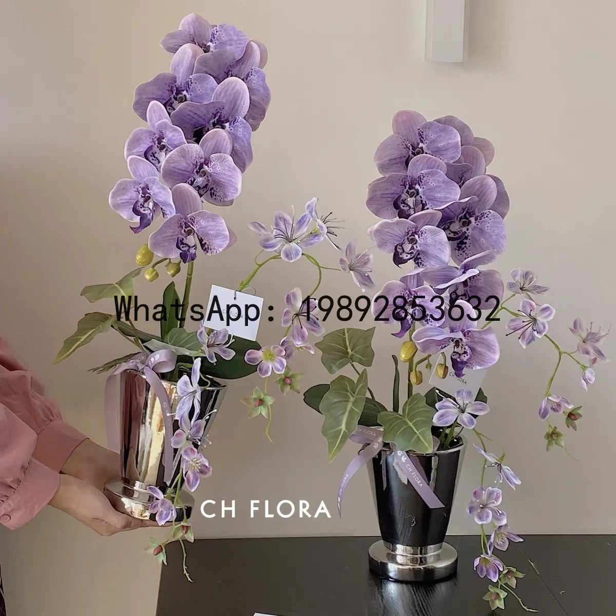 Single stem phalaenopsis orchid pot - ceramic, minimalist luxury, premium feel 3inch - orchid-specific small pot