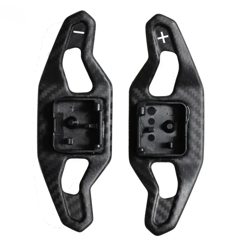 Matte Carbon Fiber Shifter Paddle Extender for A4 S3 RS3 TT Q5 R8 2015- Steering Wheel Urus Style Shift Paddles