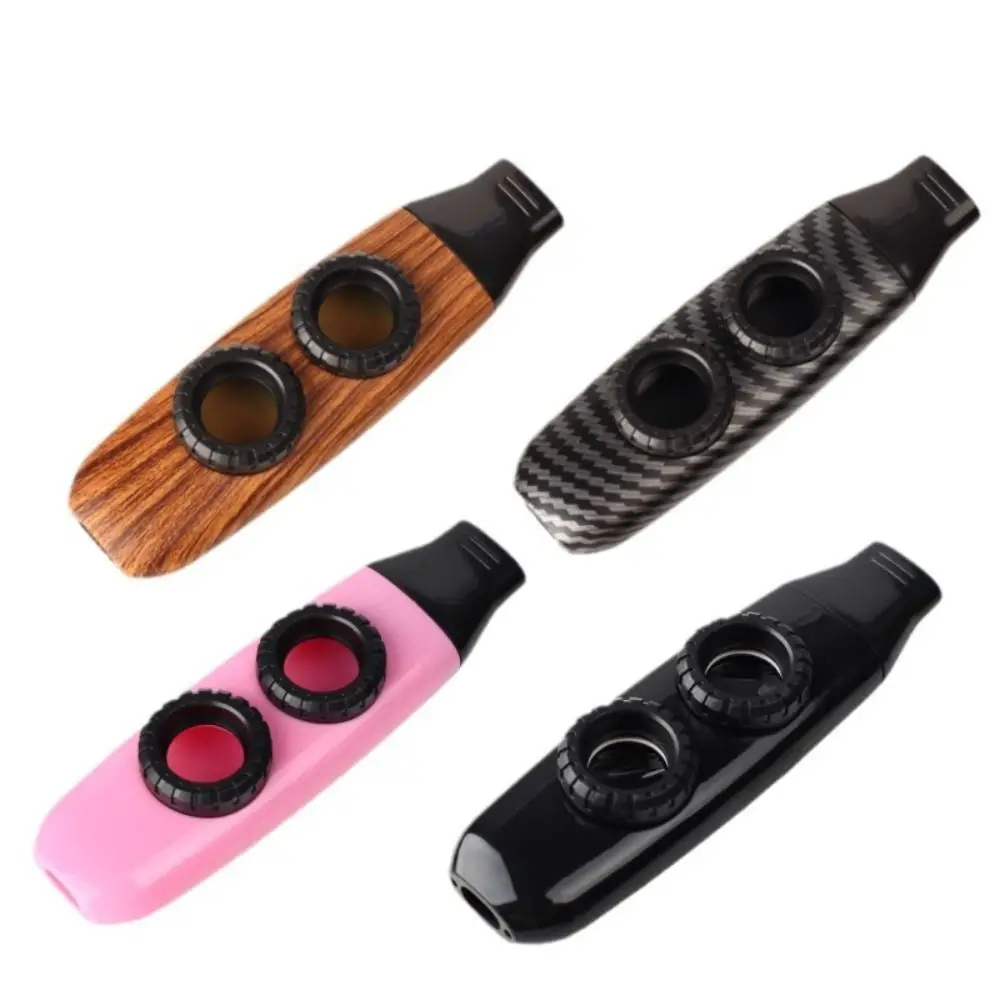 Double Hole Design Kazoo Instrument Multi Colors Double Film Colored Kazoos Wear-resistant Learn Easily ABS Kazoo Instrument