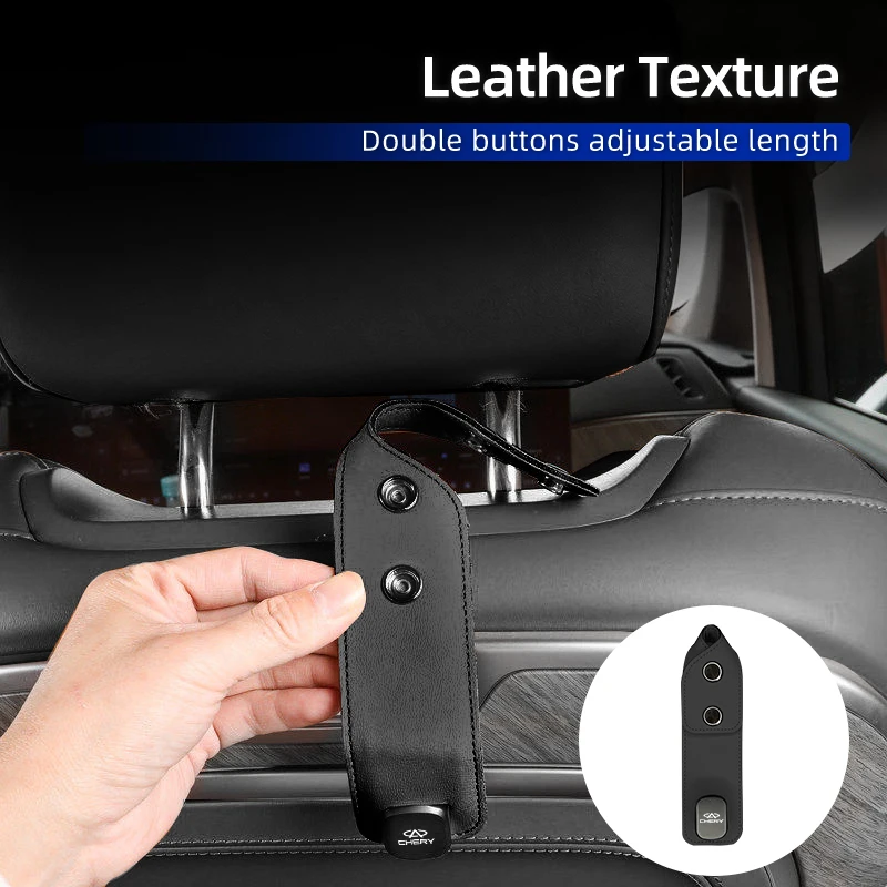 Universal Car Seat Back Hook Punch-Free Hanging Hook Interior For Chery Fulwin QQ Tiggo 3 5 2 7 T11 A1 A3 A5 Amulet M11