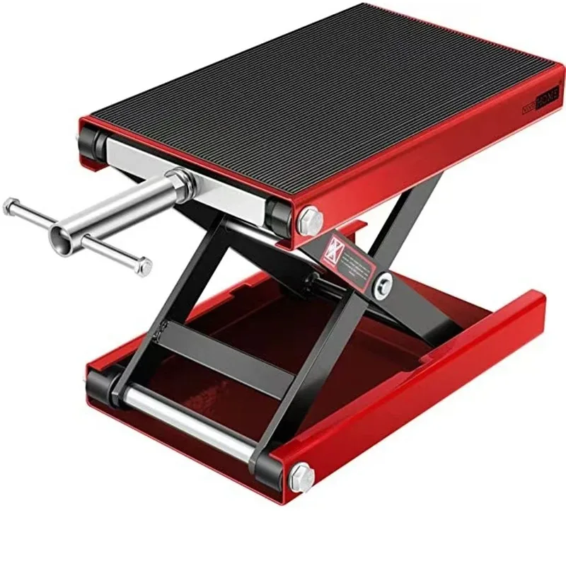 Motorcycle Jack 500KG 1100LBS Center Scissor Lift Suitable for Motor Bicycle ATV Work Stand Professional Repair Tools