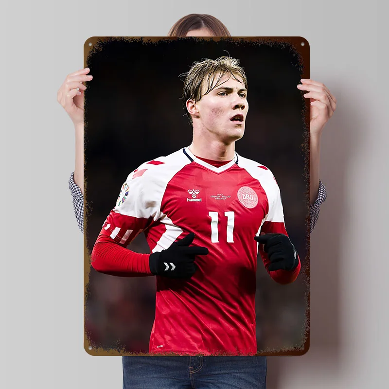 Rasmus H? ?jlund-Póster de hojalata personalizado, arte de pared, carteles de Metal Vintage, placa de hojalata Retro para decoración de oficina, habitación, casa