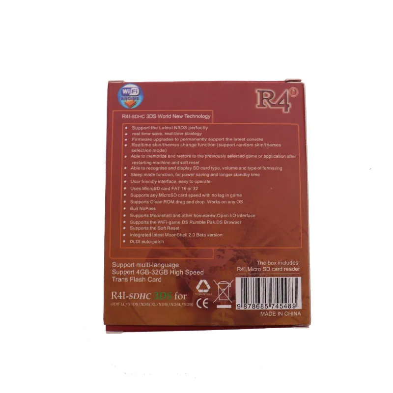 R4I RTS 3DS NDS فلاش قارئ بطاقات بطاقة NDSL 3DSLL NEW3DSLL ل NDS سلسلة 3DS لعبة وحدة التحكم