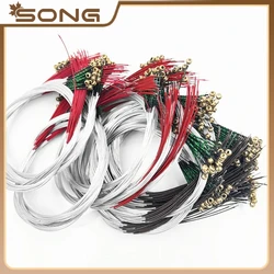 10 sets Alloy Violin Strings Medium Soft E-A-D-G Fiddle String 4/4 3/4 1/2 1/4 1/8,violin Parts Accessories