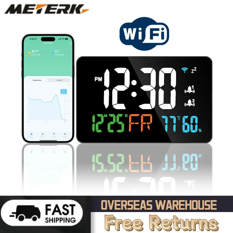 �y�Z�[�����zTuya WiFi �f�X�N�g�b�v���v�J�����_�[�C���e���W�F���g���x�v���x�v�f�W�^�� LED �f�B�X�v���C�T�|�[�g WIFI �����Z���c�[��