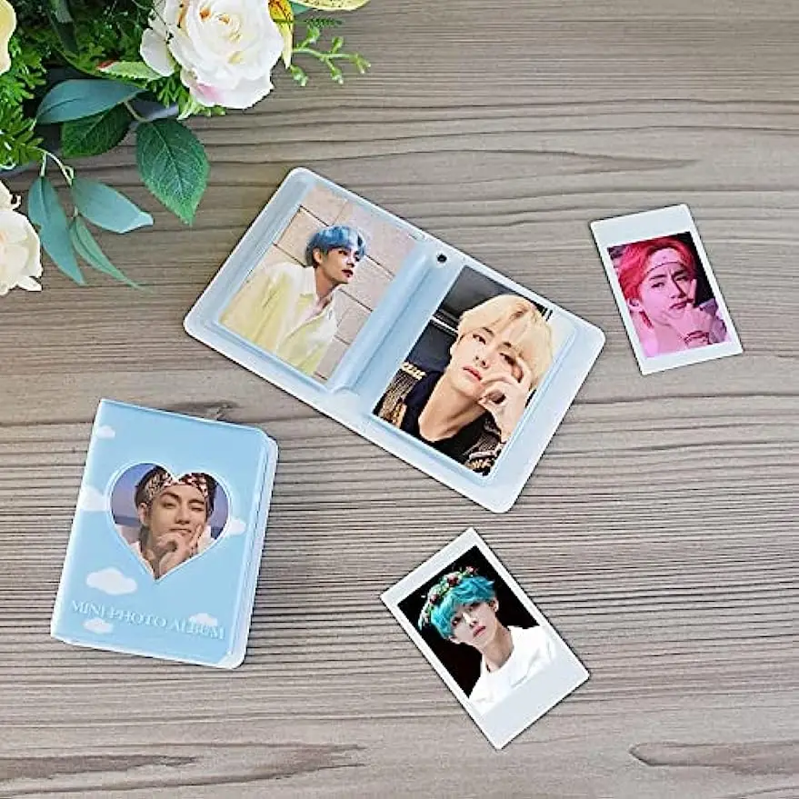 3 Inch Mini Photo Album for Fujifilm Instax Camera 40 Pocket Kpop Photocard Binder Love Heart Polaroid Album instax mini 70